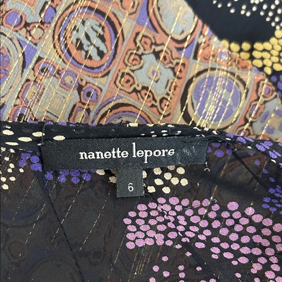 Nanette Lepore Silk Wrap Dress 6 - Picture 8 of 10